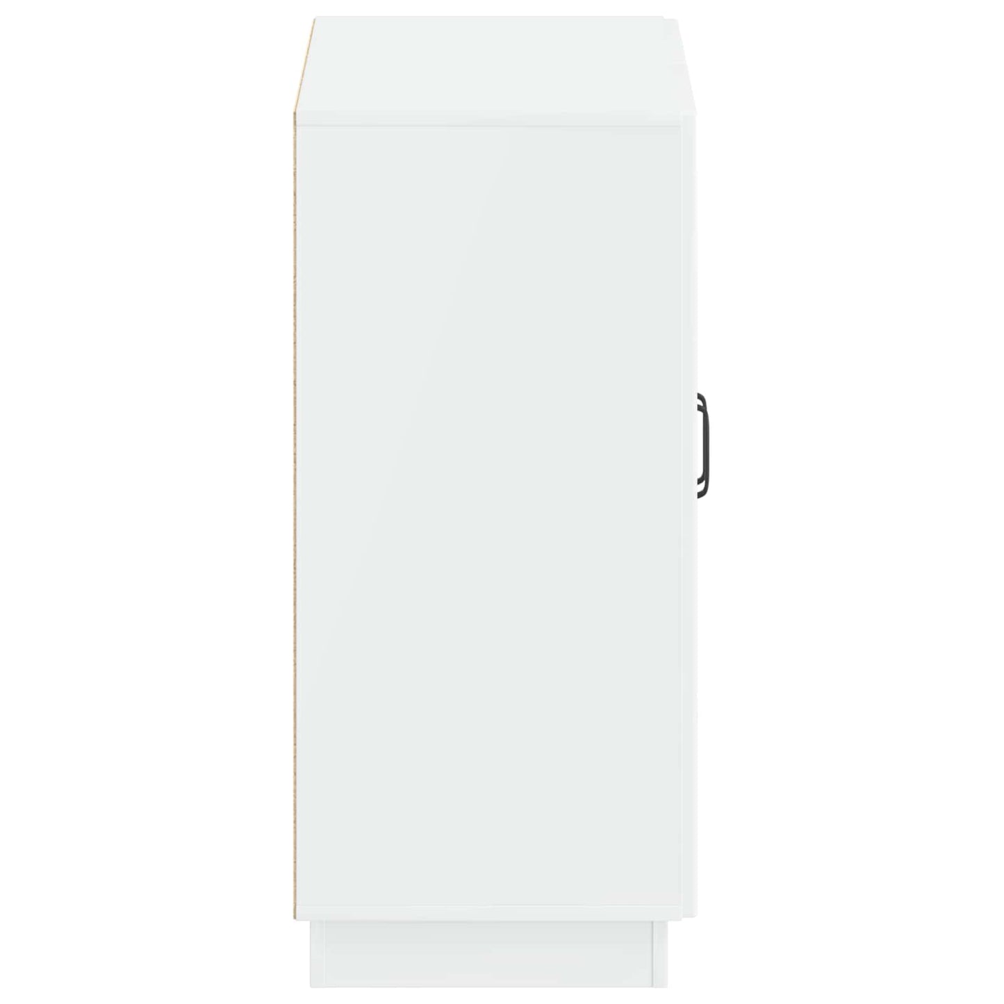 Sko Skap HOORN 59,5 x 39,5 x 87 cm Konstruert tre Høgglans hvit