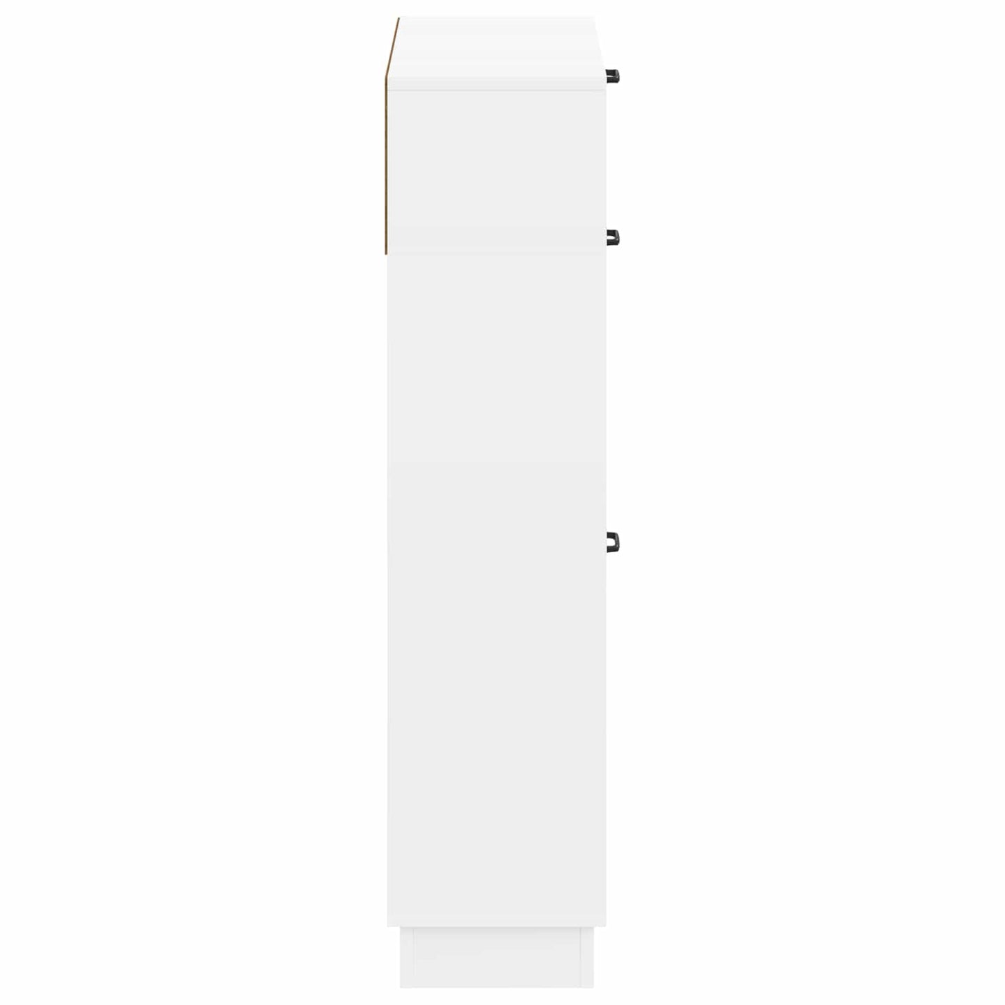 Sko Skap HOORN 78 x 24 x 100 cm Konstruert tre Hvit