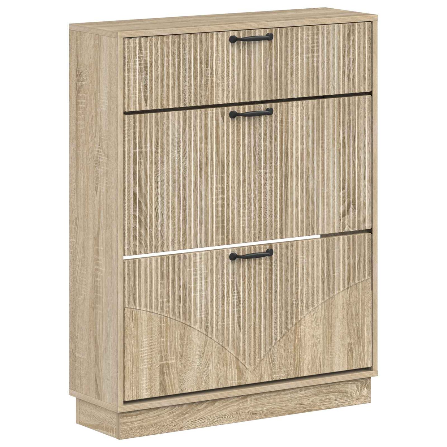 Sko Skap HOORN 78 x 24 x 100 cm Konstruert tre Sonoma eik
