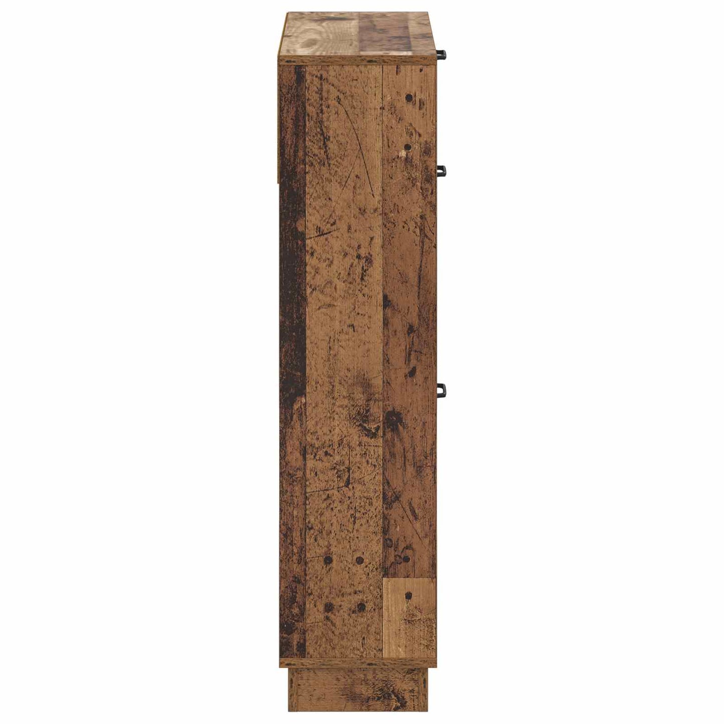 Sko Skap HOORN 78 x 24 x 100 cm Konstruert tre Gammelt tre