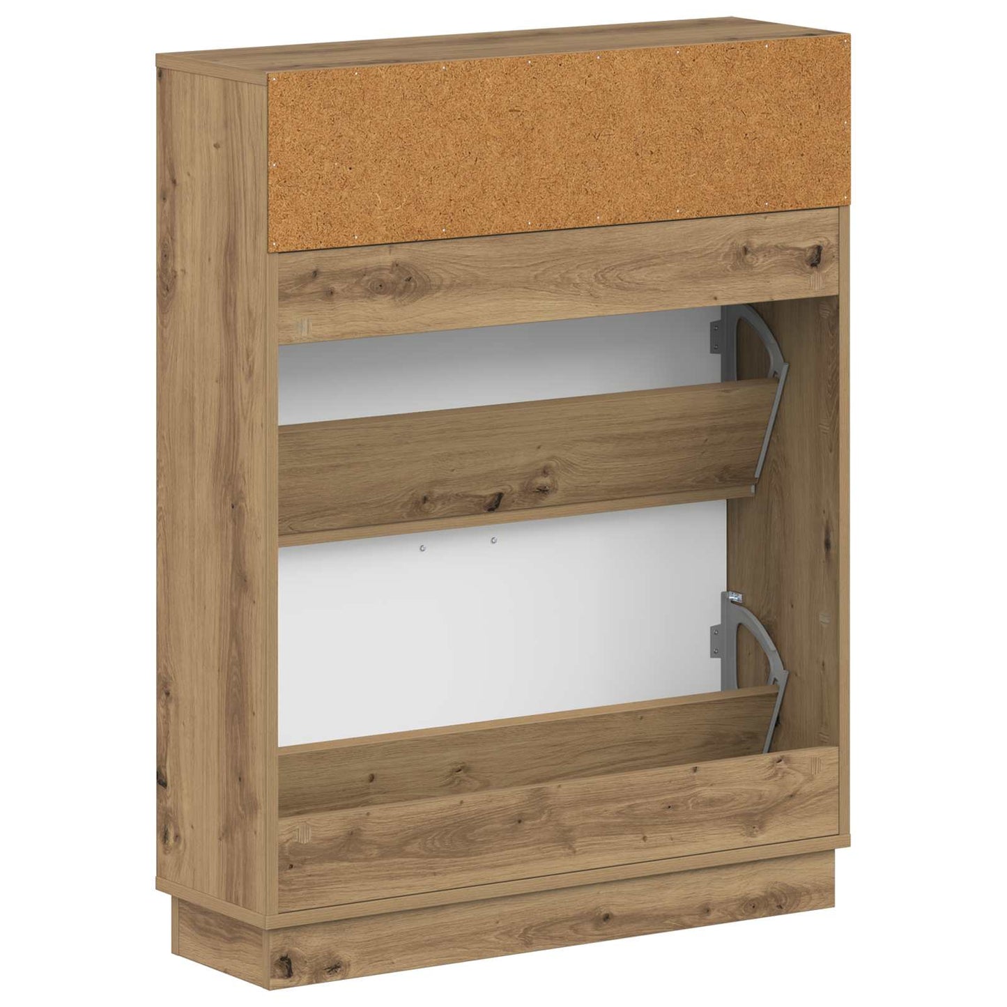 Sko Skap HOORN 78 x 24 x 100 cm Konstruert tre Artisan eik