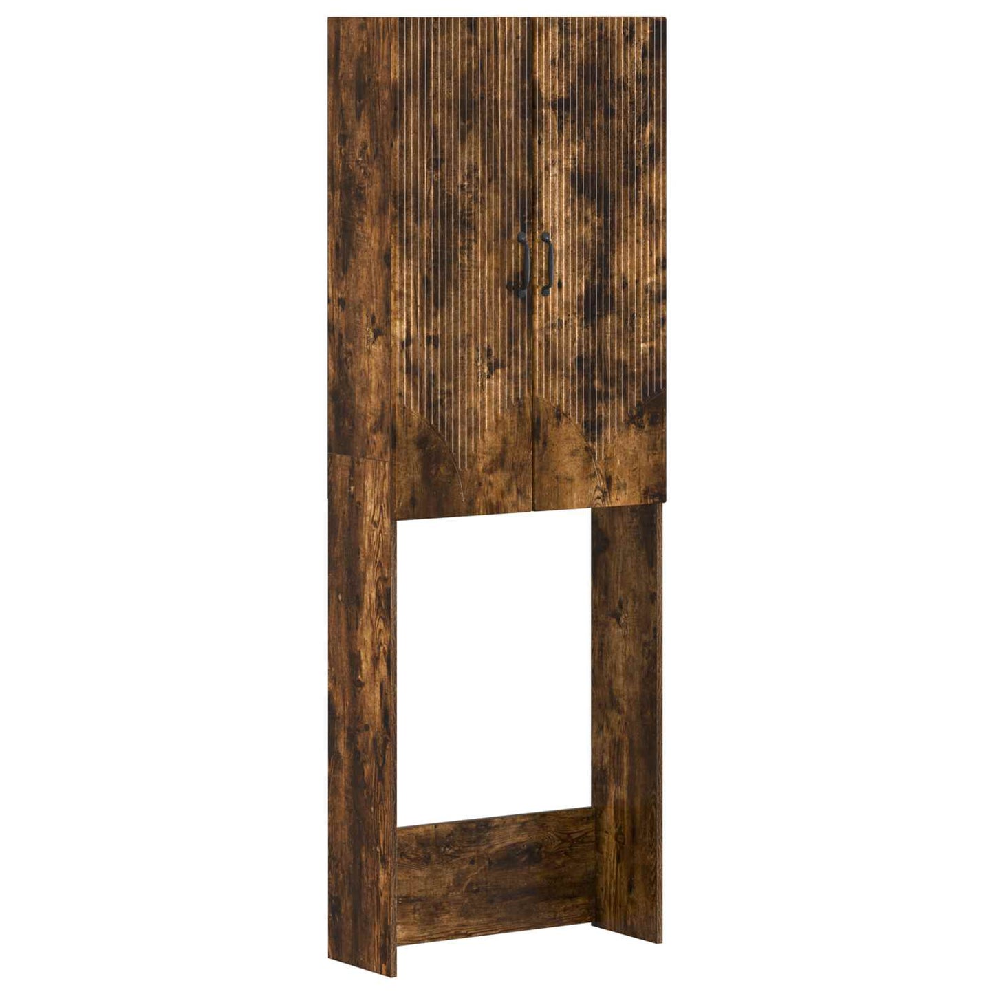 Toalett skap HOORN Røkt Eik 66 x 25,5 x 190 cm Konstruert tre