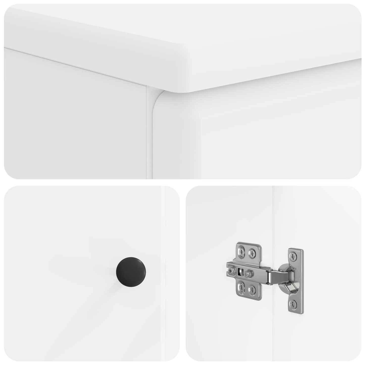Baderomsvaskeskap BREDA Hvit 59,5 x 31,5 x 59 cm Konstruert tre