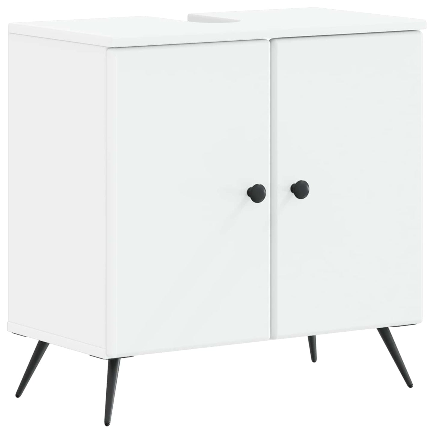 Baderomsvaskeskap BREDA Hvit 59,5 x 31,5 x 59 cm Konstruert tre