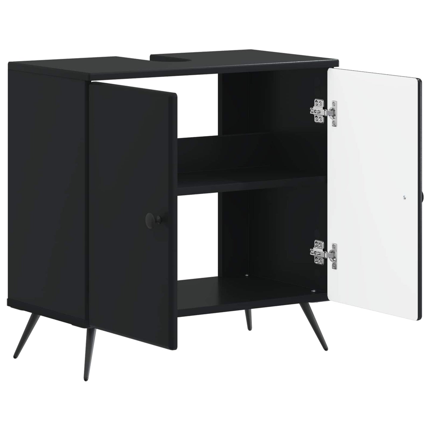 Baderomsvaskeskap BREDA Svart 59,5 x 31,5 x 59 cm