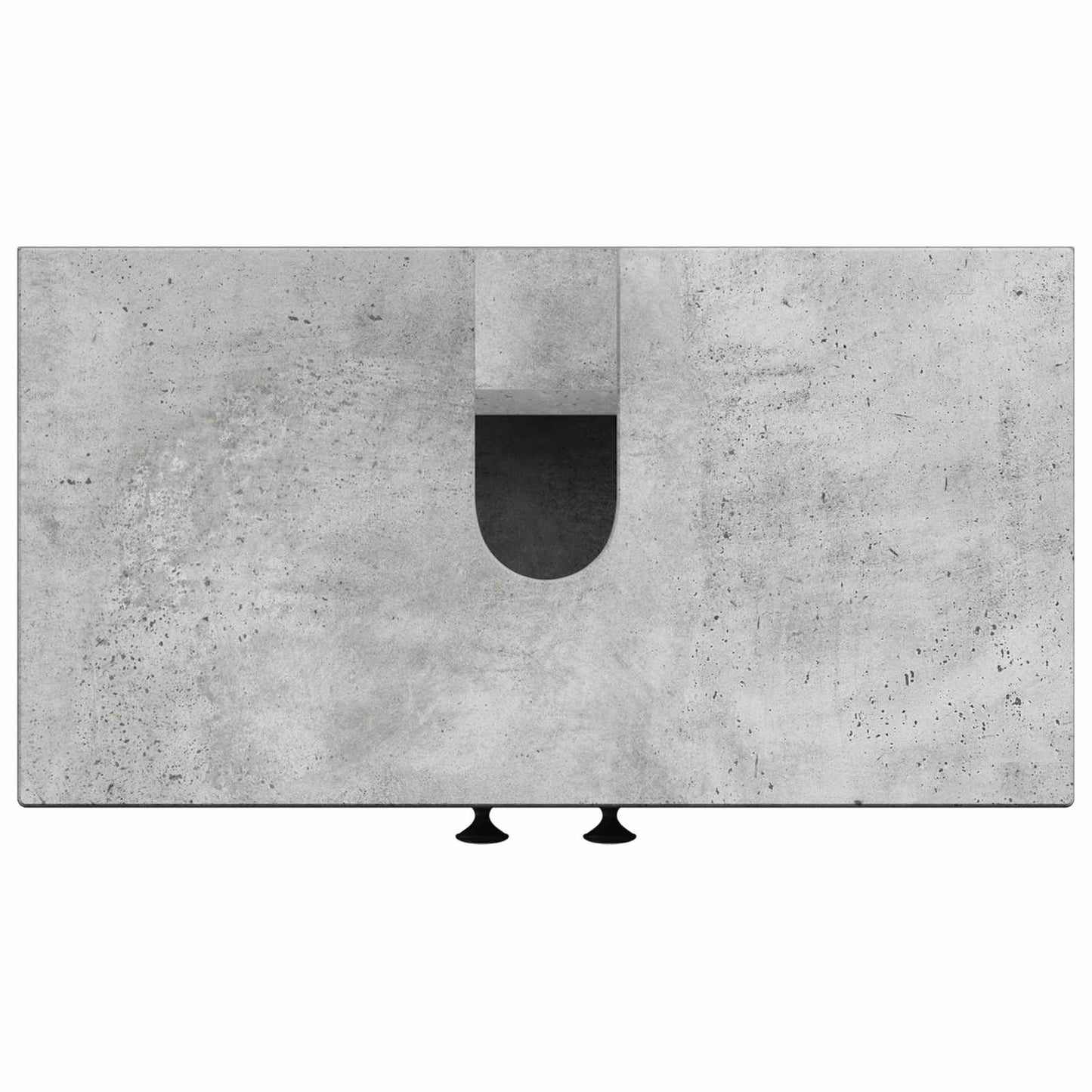 Baderomsvaskeskap BREDA Betonggrå 59,5 x 31,5 x 59 cm