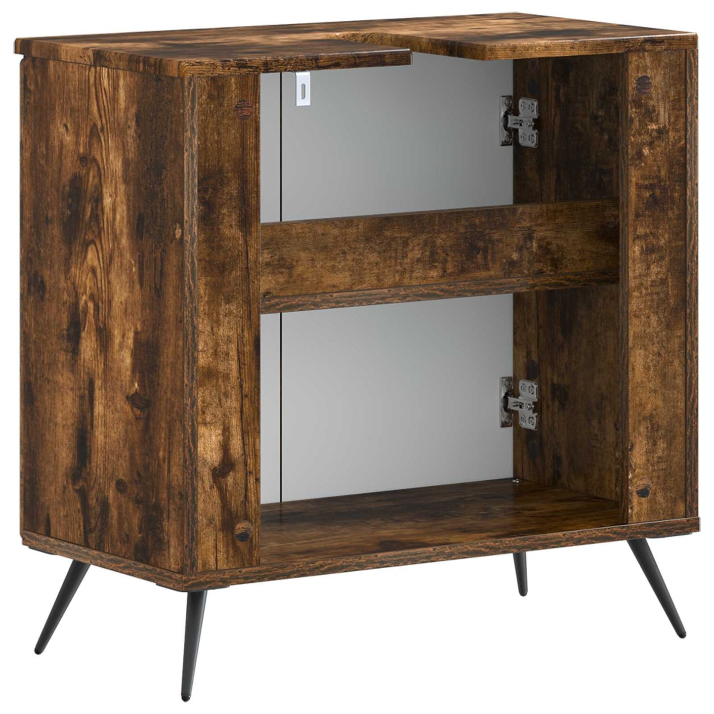 Baderomsvaskeskap BREDA Røkt Eik 59,5 x 31,5 x 59 cm