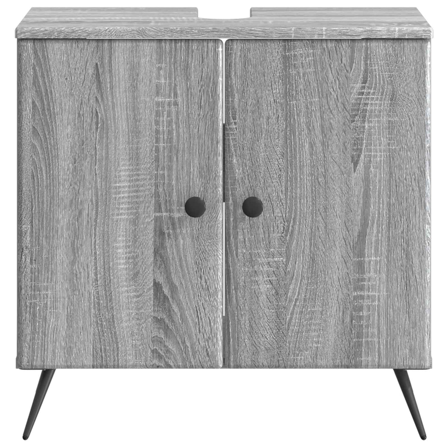 Baderomsvaskeskap BREDA Grå Sonoma 59,5 x 31,5 x 59 cm