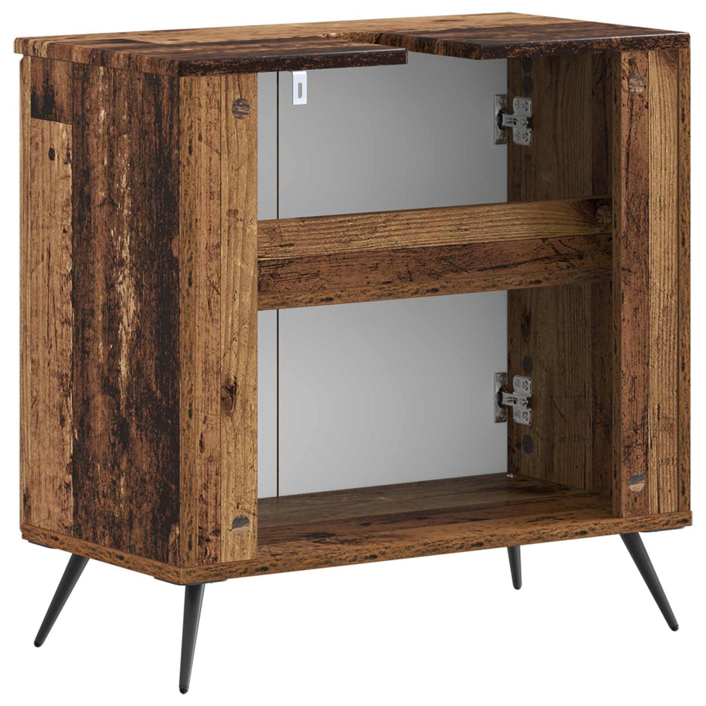 Baderomsvaskeskap BREDA Gammelt tre 59,5 x 31,5 x 59 cm