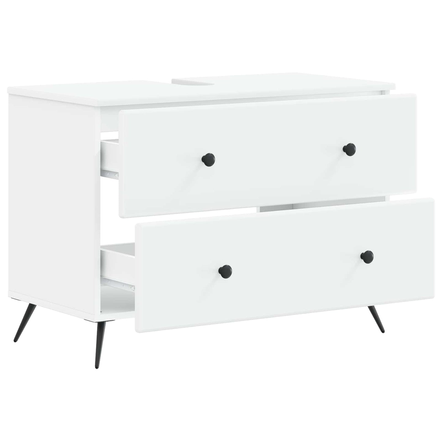 Baderomsvaskeskap BREDA Hvit 82 x 41 x 59 cm Konstruert tre