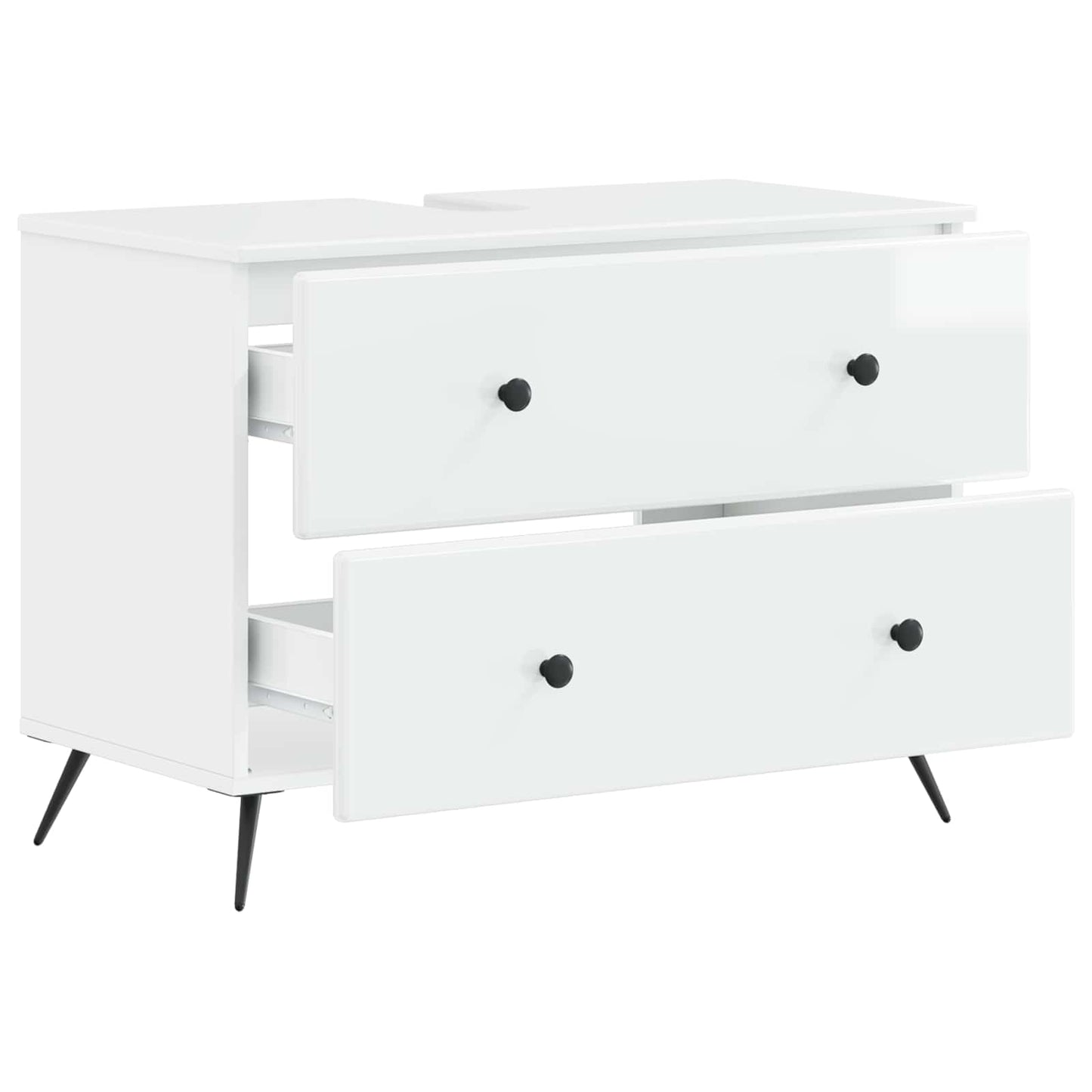 Baderomsvaskeskap BREDA Høgglans hvit 82 x 41 x 59 cm