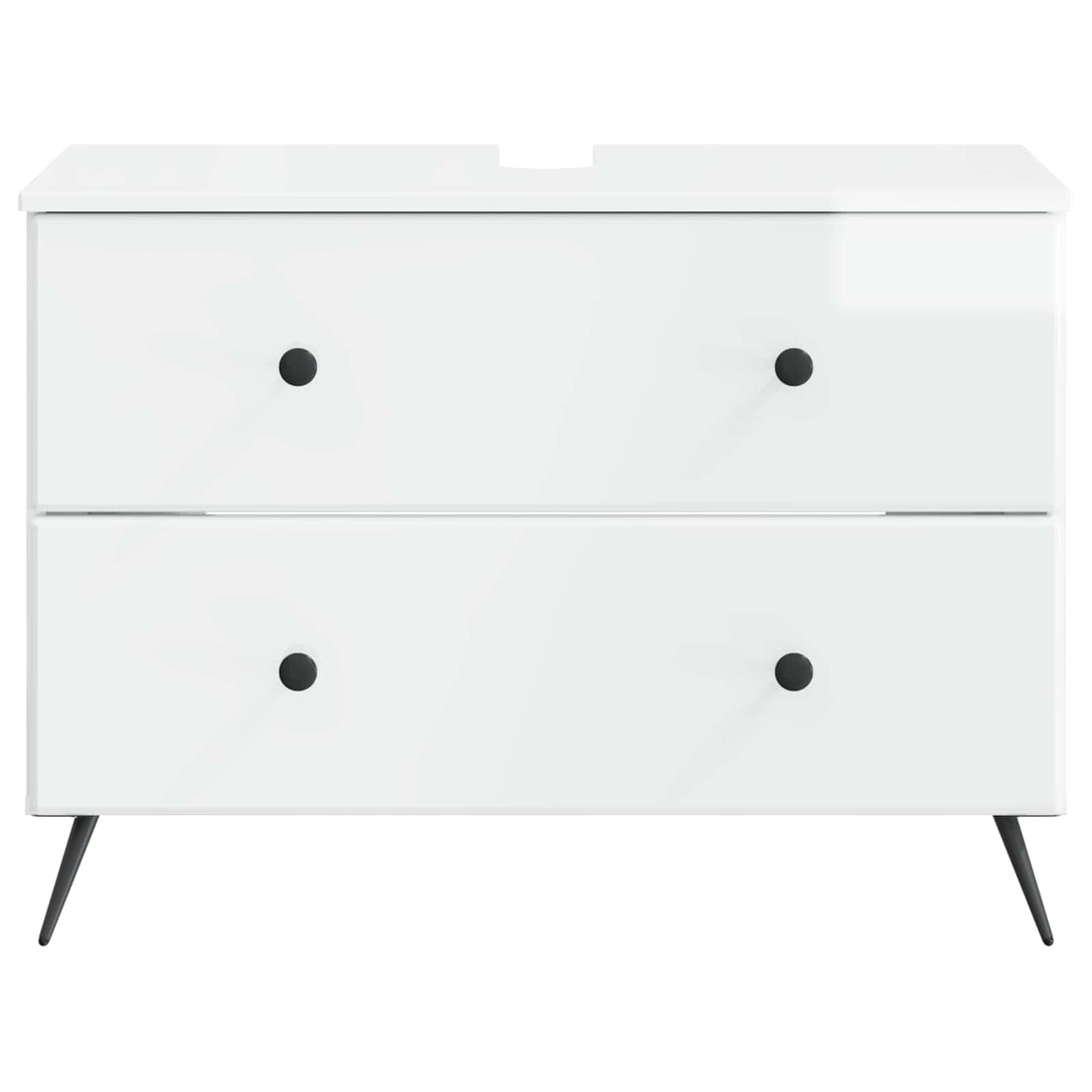 Baderomsvaskeskap BREDA Høgglans hvit 82 x 41 x 59 cm