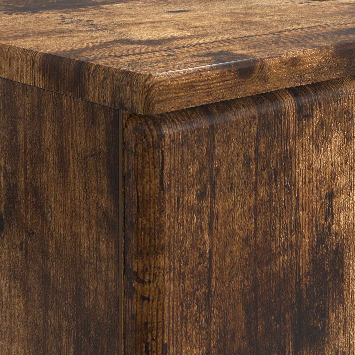 Baderomsvaskeskap BREDA Røkt Eik 82 x 41 x 59 cm Konstruert tre