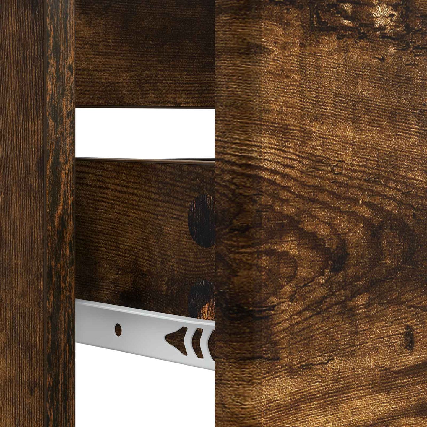 Baderomsvaskeskap BREDA Røkt Eik 82 x 41 x 59 cm Konstruert tre