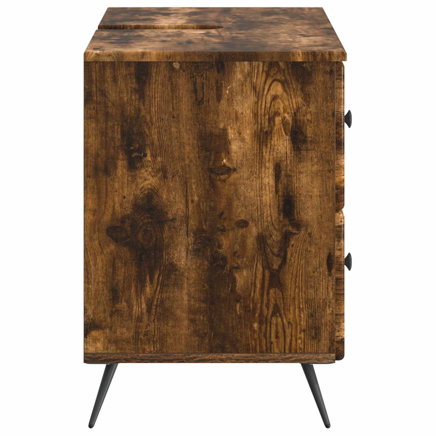 Baderomsvaskeskap BREDA Røkt Eik 82 x 41 x 59 cm Konstruert tre
