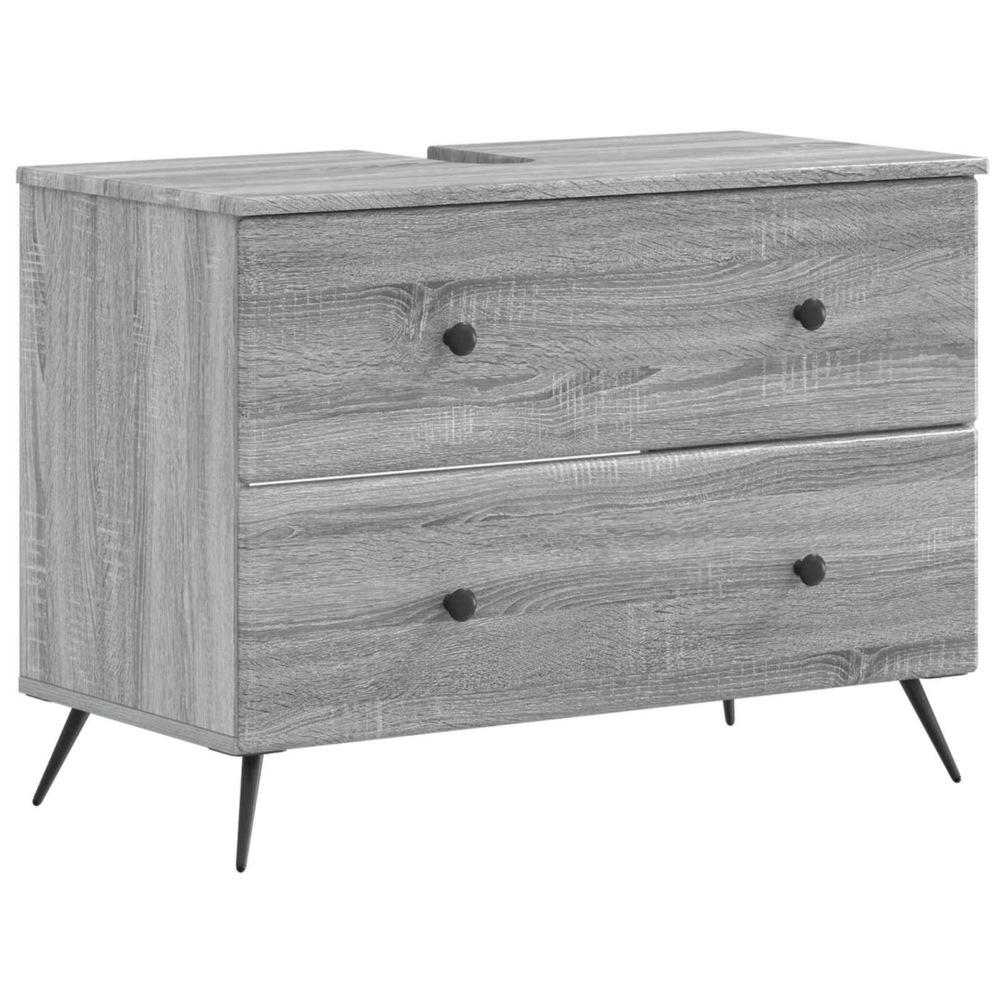 Baderomsvaskeskap BREDA Grå Sonoma 82 x 41 x 59 cm