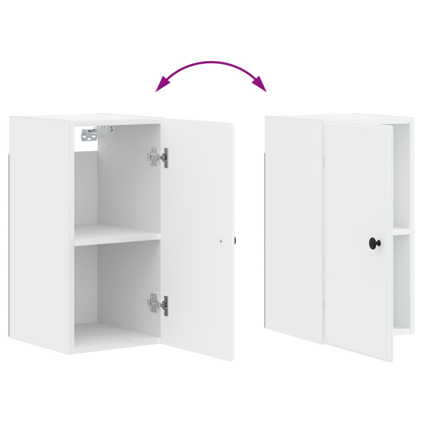 Baderom veggskap BREDA Hvit 30 x 31 x 59 cm Konstruert tre