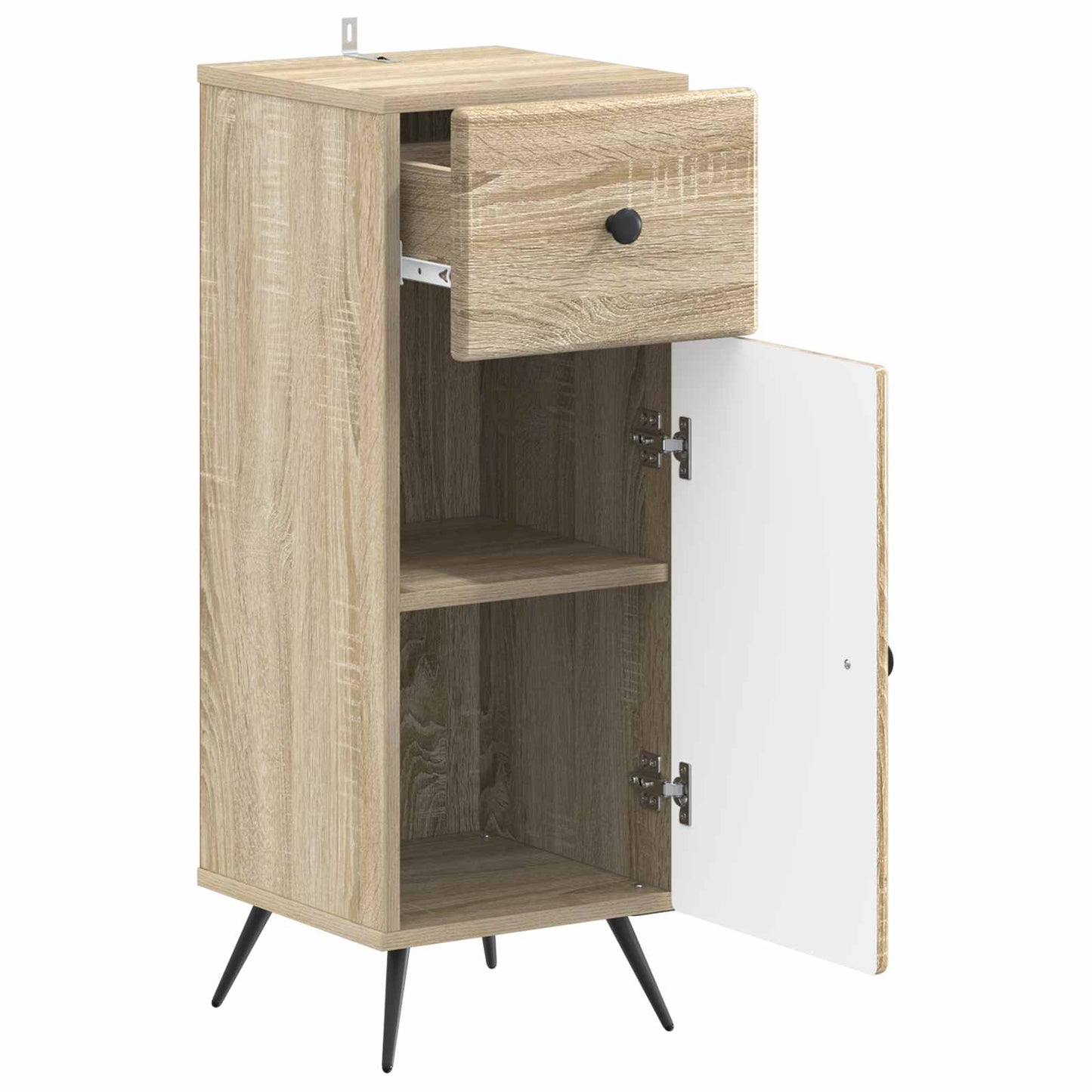 Baderom Oppbevaringsskap BREDA Sonoma eik 30 x 31 x 80 cm