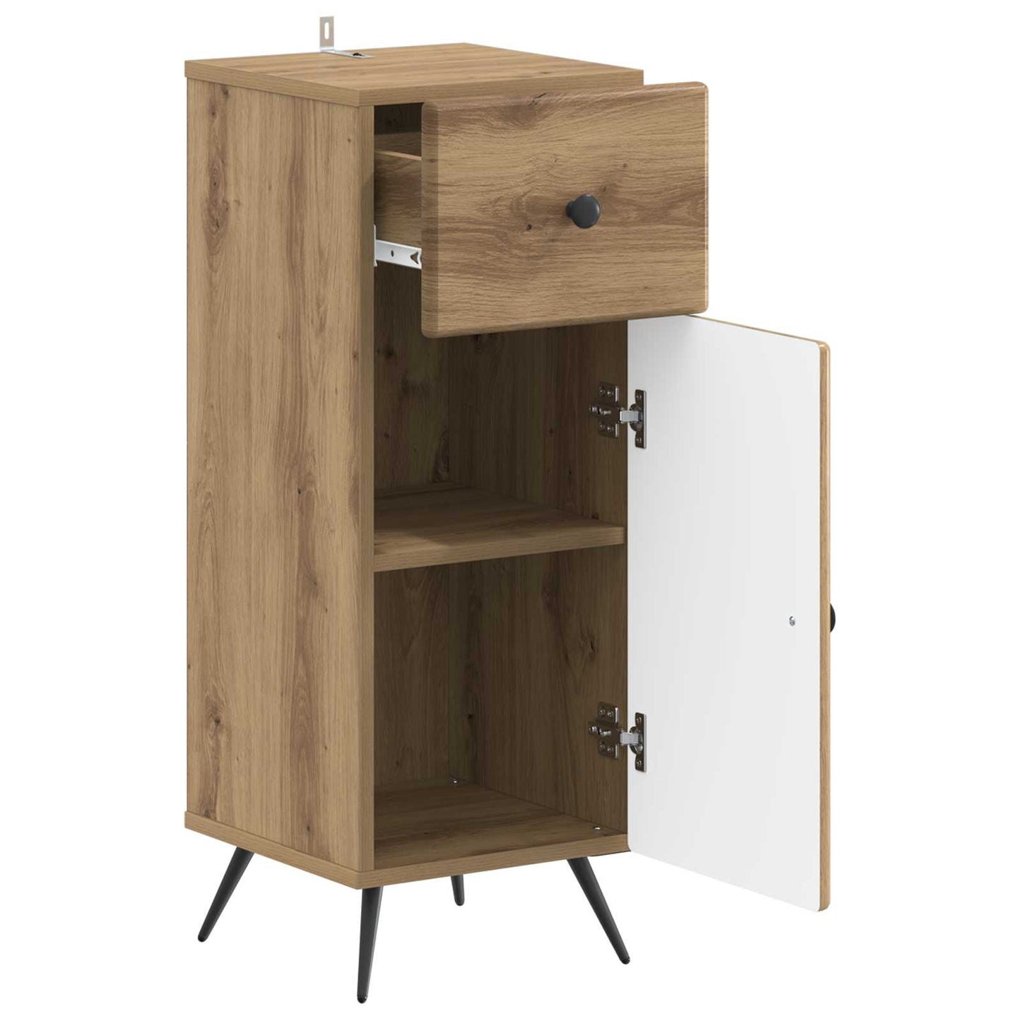 Baderom Oppbevaringsskap BREDA Artisan eik 30 x 31 x 80 cm