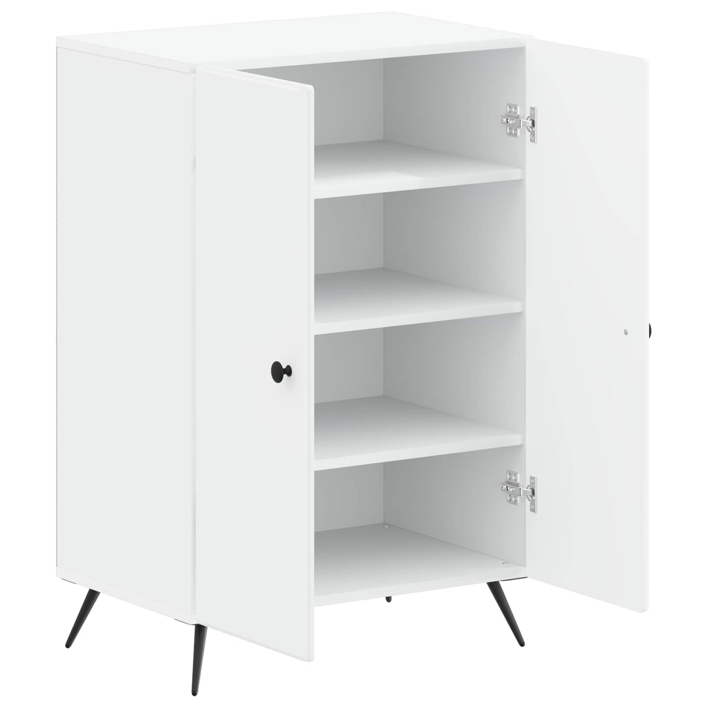Sko Skap BREDA 59,5 x 39,5 x 90 cm Konstruert tre Hvit