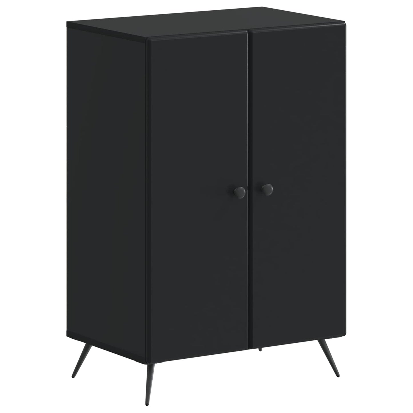 Sko Skap BREDA 59,5 x 39,5 x 90 cm Konstruert tre Svart