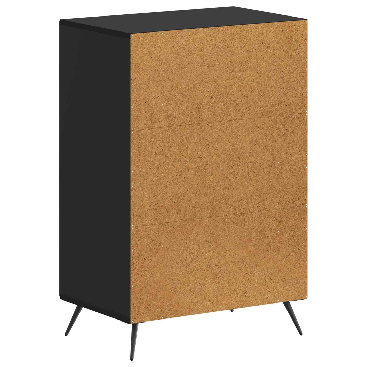 Sko Skap BREDA 59,5 x 39,5 x 90 cm Konstruert tre Svart