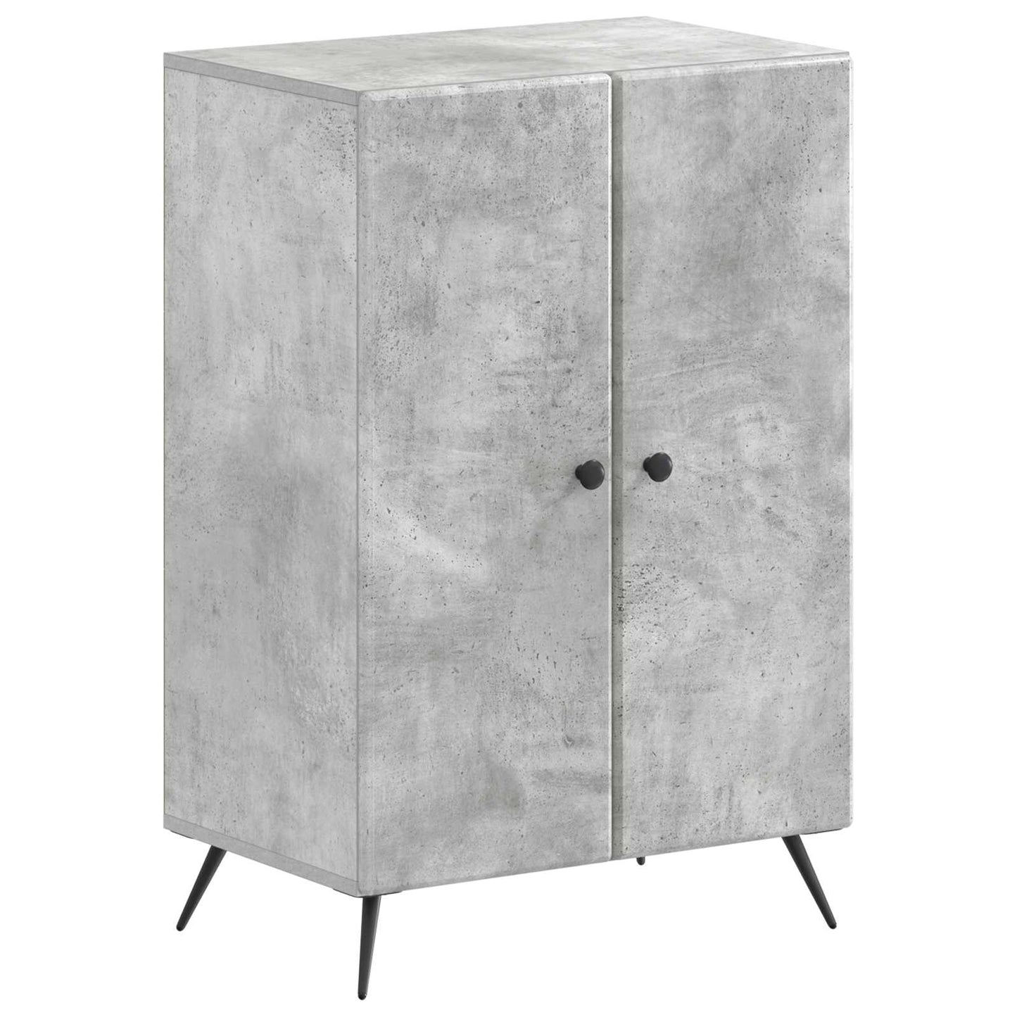 Sko Skap BREDA 59,5 x 39,5 x 90 cm Konstruert tre Betonggrå