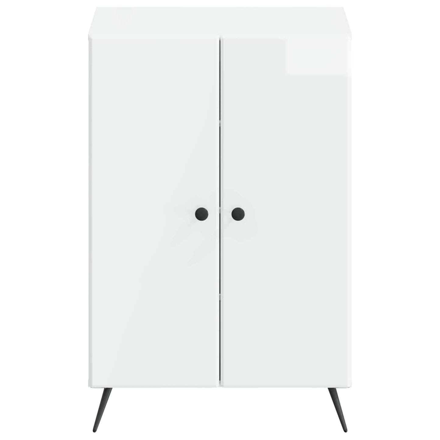 Sko Skap BREDA 59,5 x 39,5 x 90 cm Konstruert tre Høgglans hvit