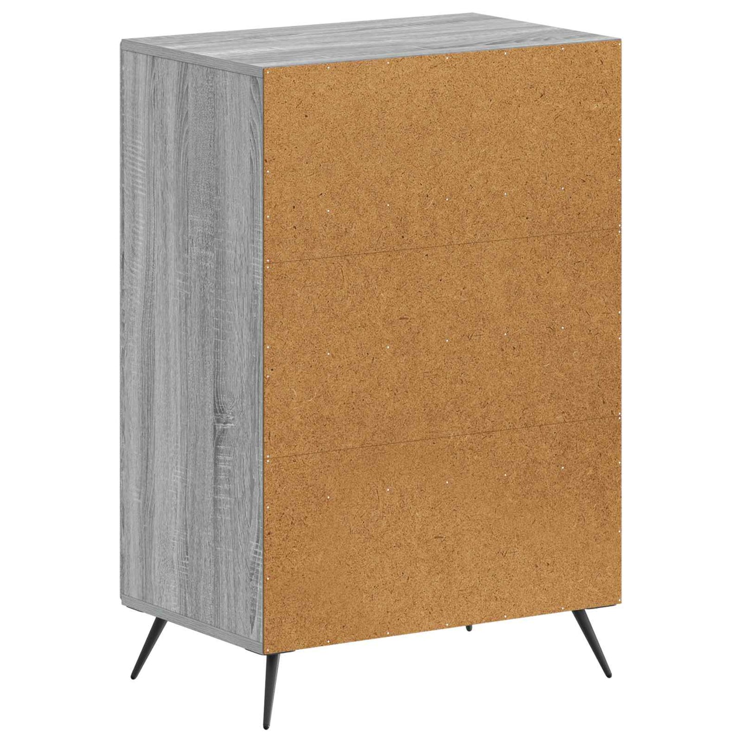 Sko Skap BREDA 59,5 x 39,5 x 90 cm Konstruert tre Grå Sonoma