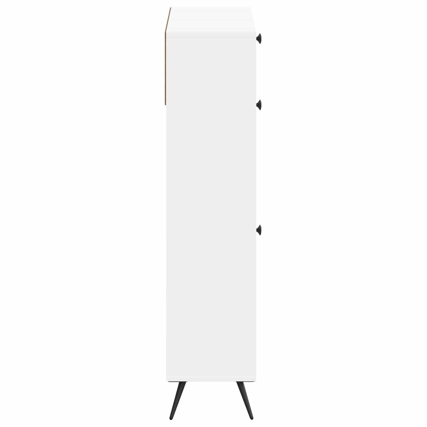 Sko Skap BREDA 78 x 24 x 103 cm Konstruert tre Hvit