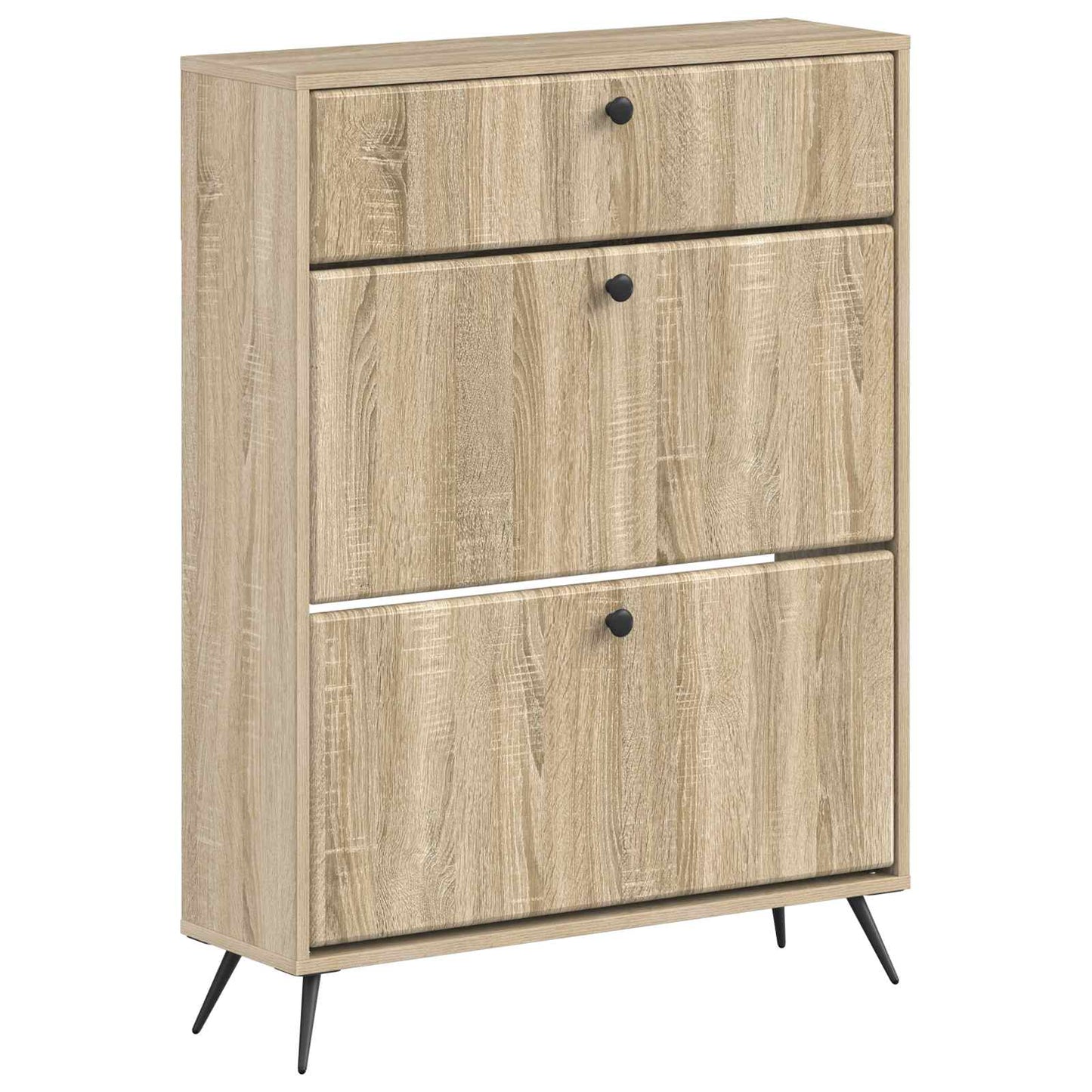 Sko Skap BREDA 78 x 24 x 103 cm Konstruert tre Sonoma eik