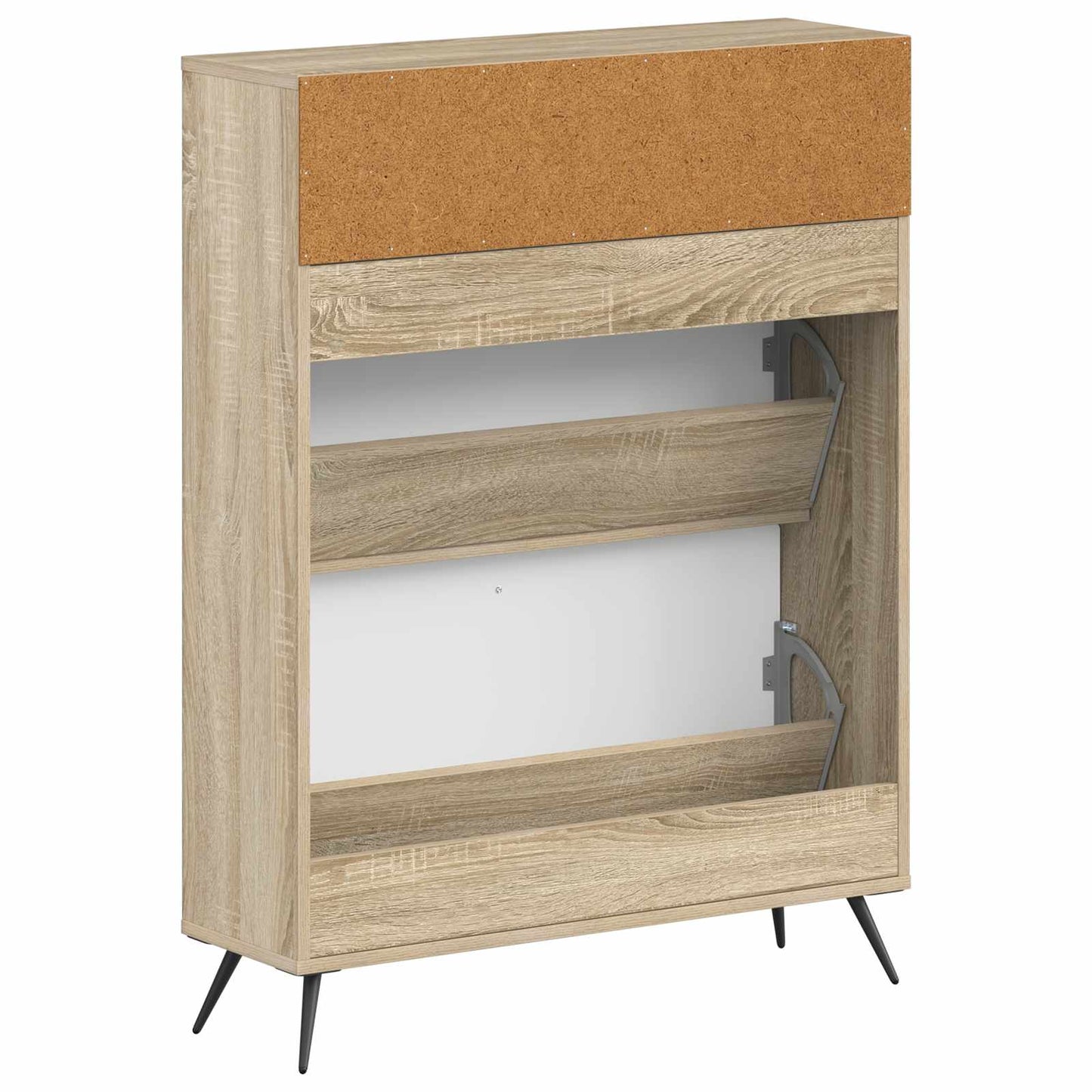 Sko Skap BREDA 78 x 24 x 103 cm Konstruert tre Sonoma eik
