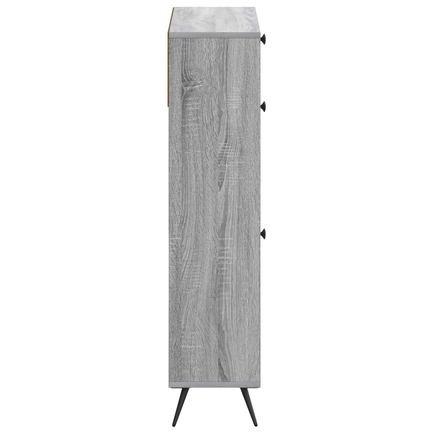Sko Skap BREDA 78 x 24 x 103 cm Konstruert tre Grå Sonoma