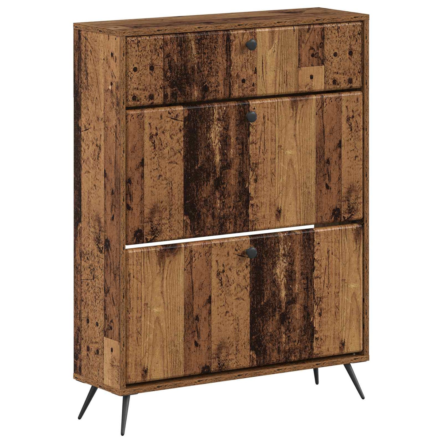 Sko Skap BREDA 78 x 24 x 103 cm Konstruert tre Gammelt tre