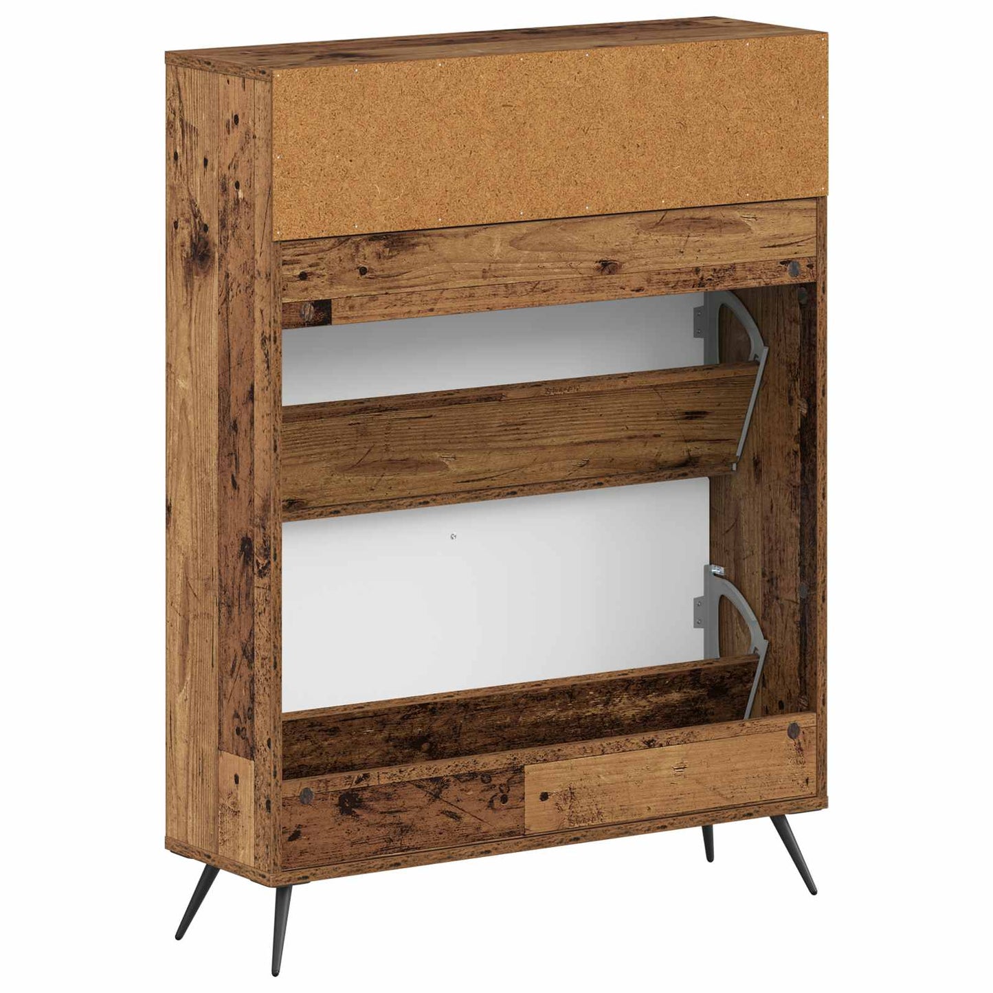 Sko Skap BREDA 78 x 24 x 103 cm Konstruert tre Gammelt tre