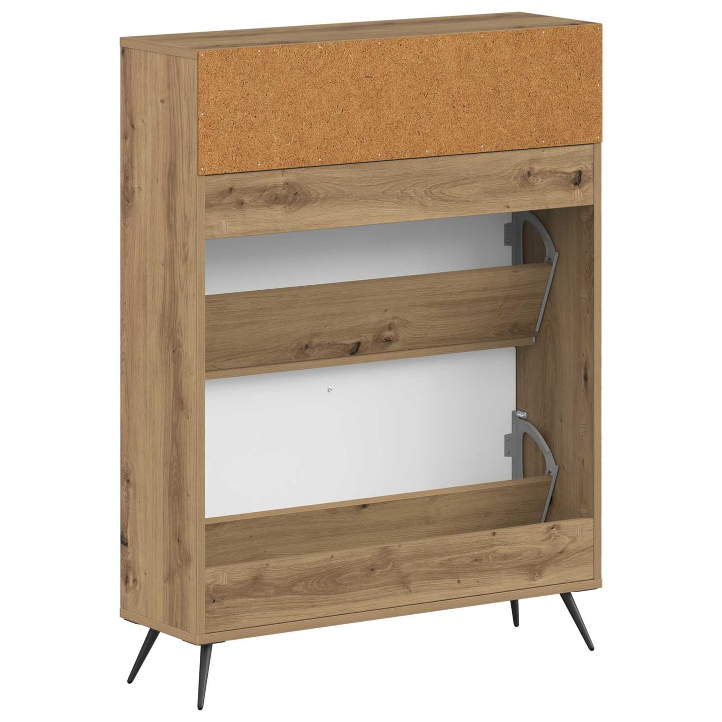 Sko Skap BREDA 78 x 24 x 103 cm Konstruert tre Artisan eik