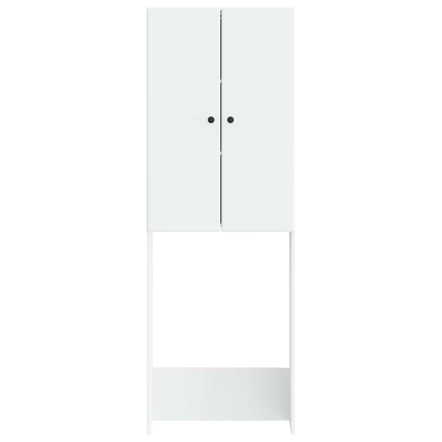 Toalett skap BREDA Hvit 66 x 25,5 x 190 cm Konstruert tre