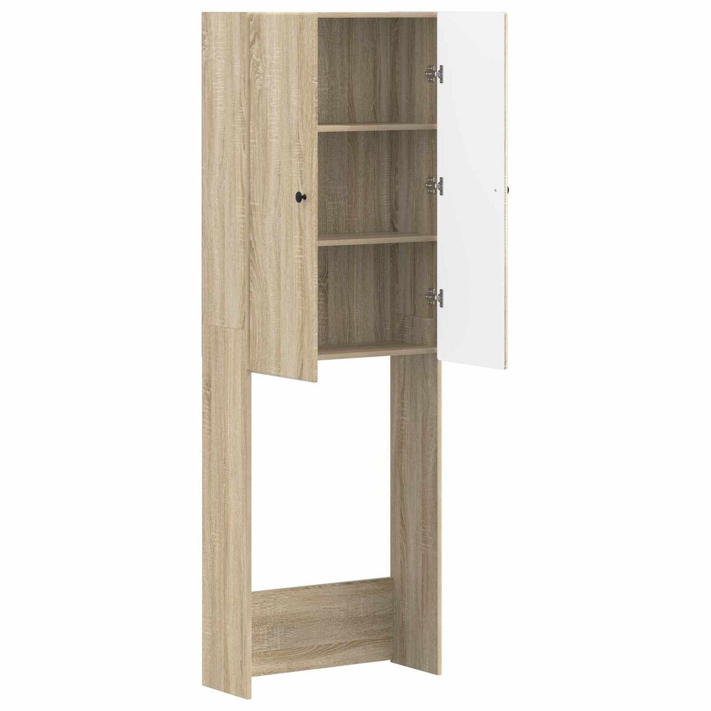 Toalett skap BREDA Sonoma eik 66 x 25,5 x 190 cm Konstruert tre