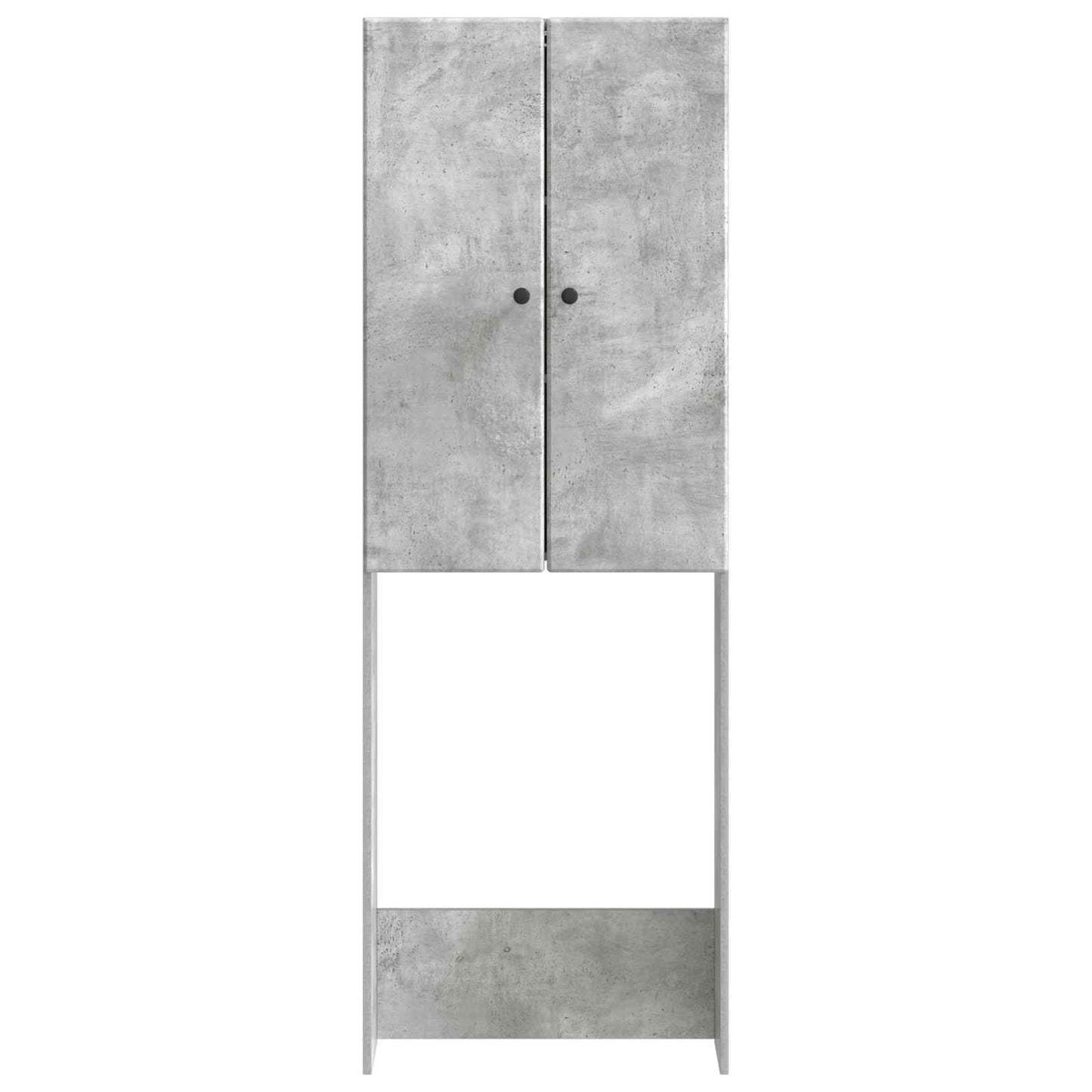 Toalett skap BREDA Betonggrå 66 x 25,5 x 190 cm Konstruert tre