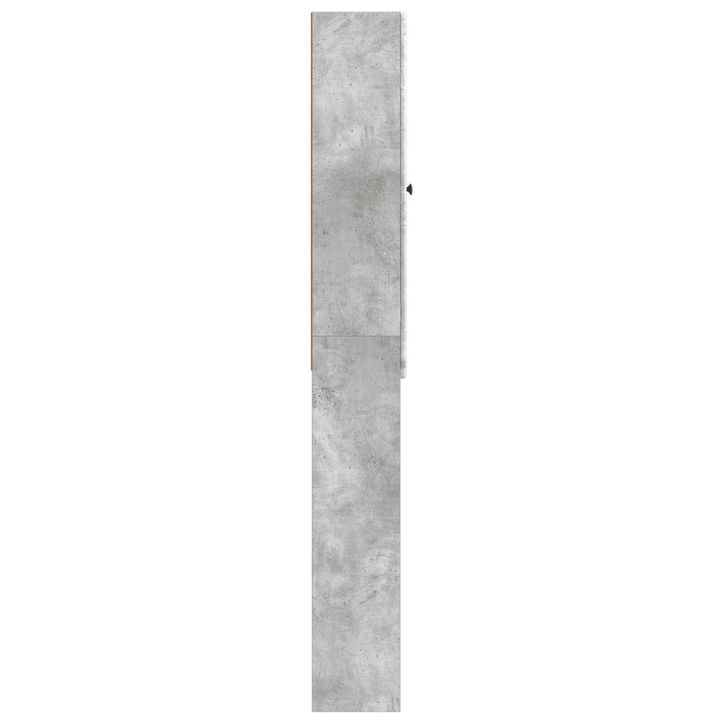 Toalett skap BREDA Betonggrå 66 x 25,5 x 190 cm Konstruert tre