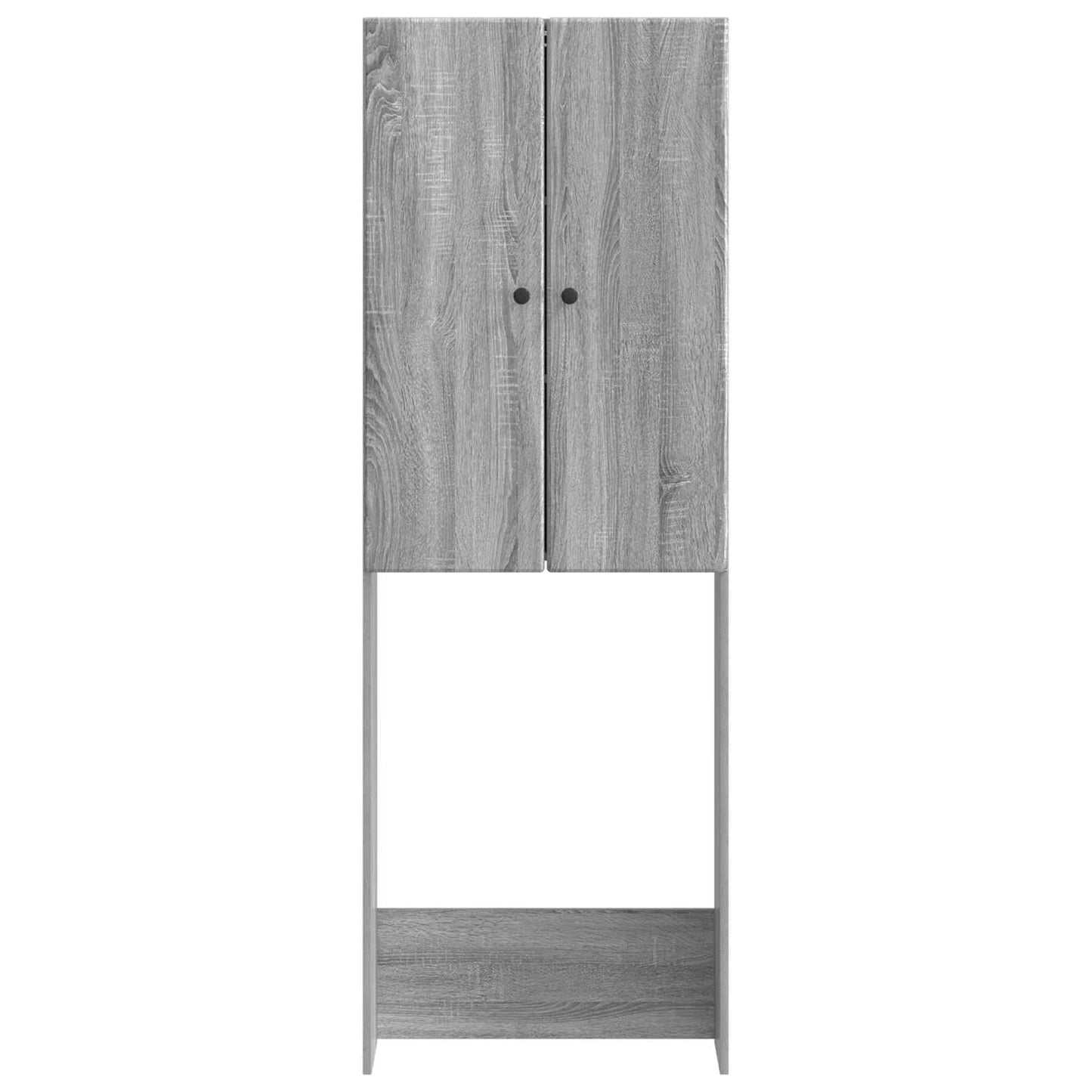 Toalett skap BREDA Grå Sonoma 66 x 25,5 x 190 cm Konstruert tre