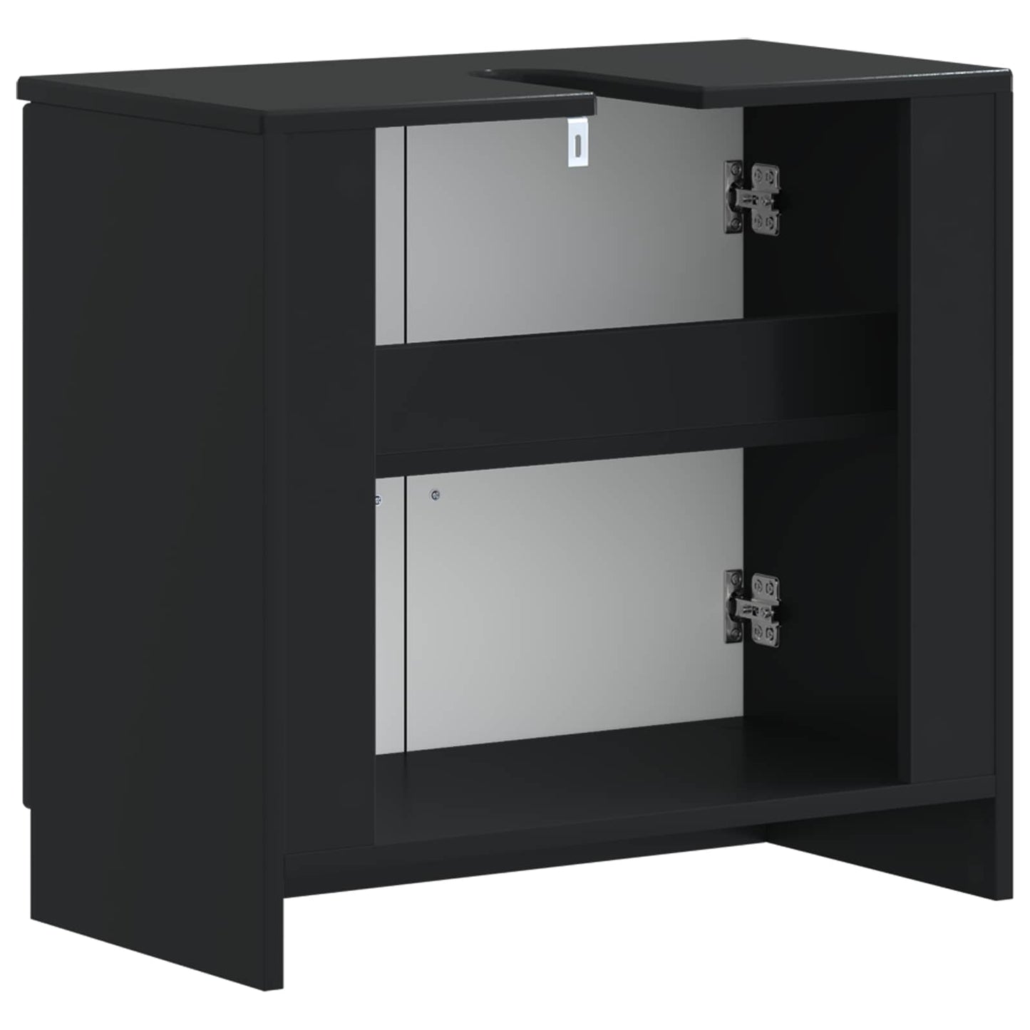 Baderomsvaskeskap UTRECHT Svart 59,5 x 31,5 x 59 cm