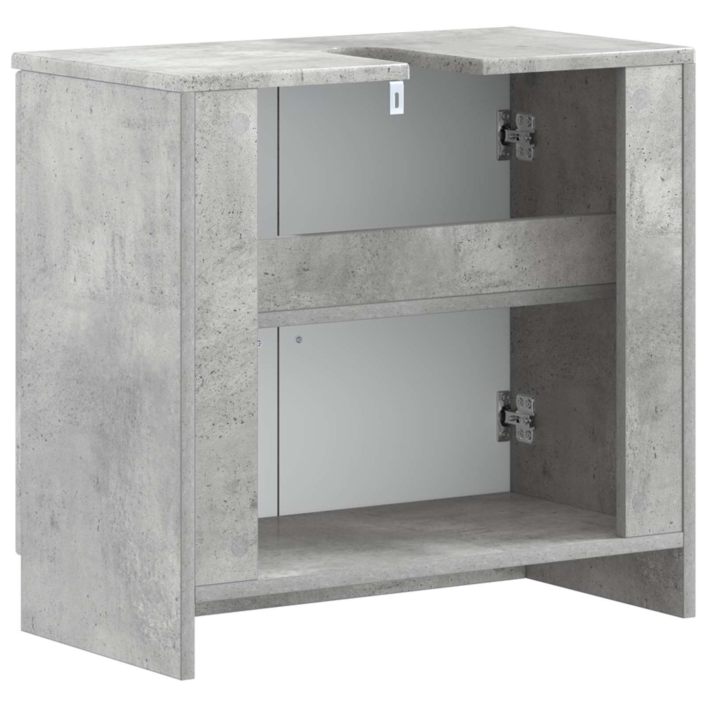 Baderomsvaskeskap UTRECHT Betonggrå 59,5 x 31,5 x 59 cm