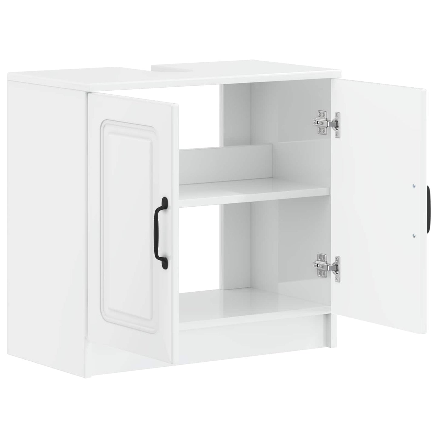 Baderomsvaskeskap UTRECHT Høgglans hvit 59,5 x 31,5 x 59 cm