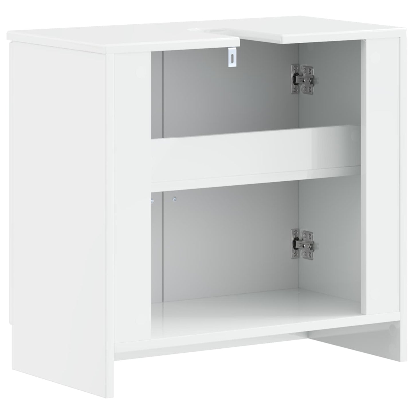 Baderomsvaskeskap UTRECHT Høgglans hvit 59,5 x 31,5 x 59 cm