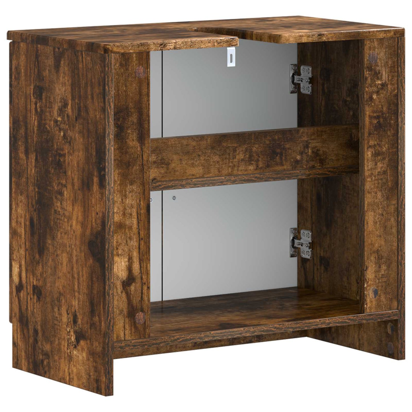 Baderomsvaskeskap UTRECHT Røkt Eik 59,5 x 31,5 x 59 cm