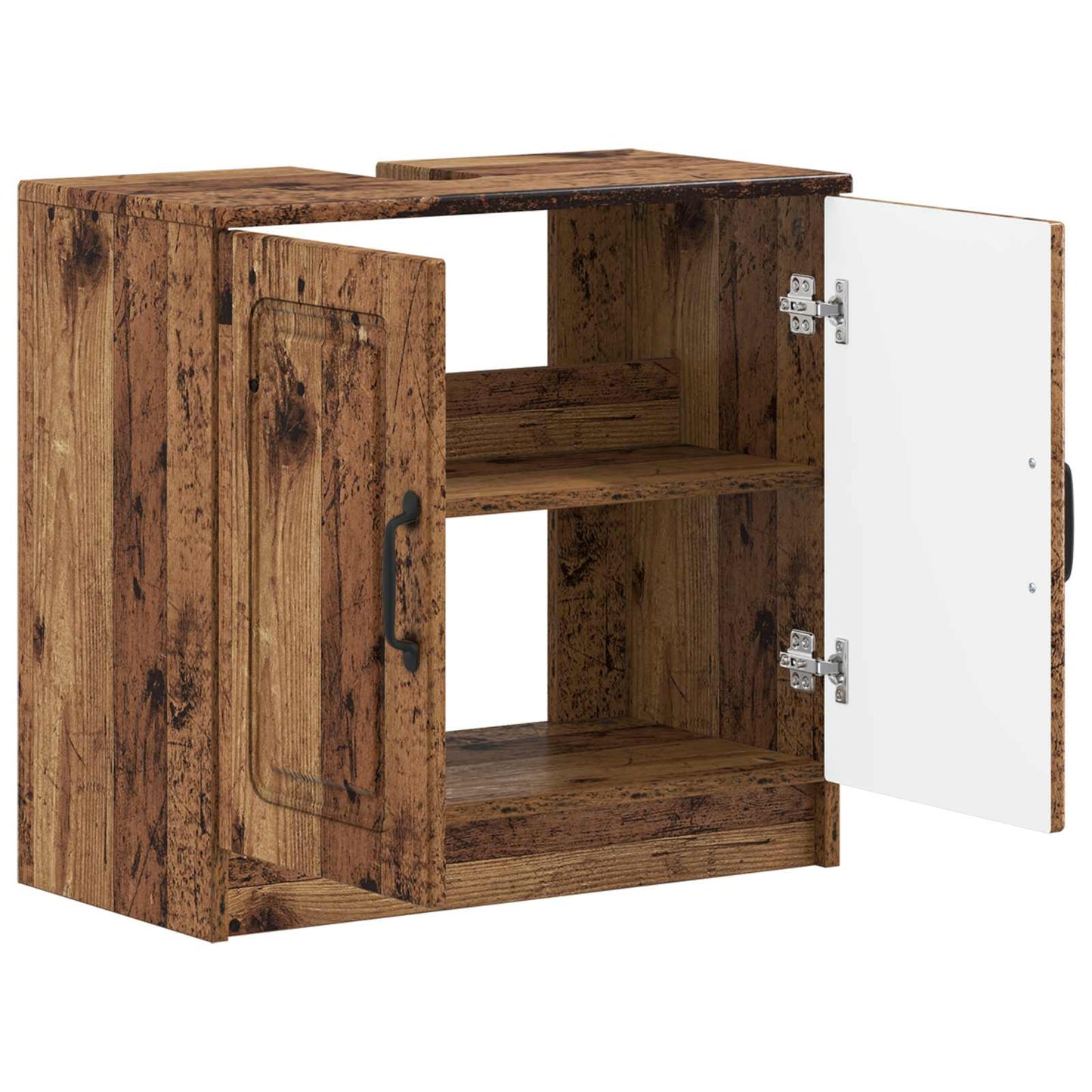 Baderomsvaskeskap UTRECHT Gammelt tre 59,5 x 31,5 x 59 cm