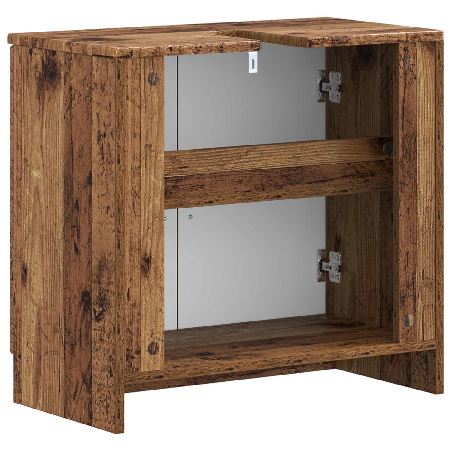 Baderomsvaskeskap UTRECHT Gammelt tre 59,5 x 31,5 x 59 cm