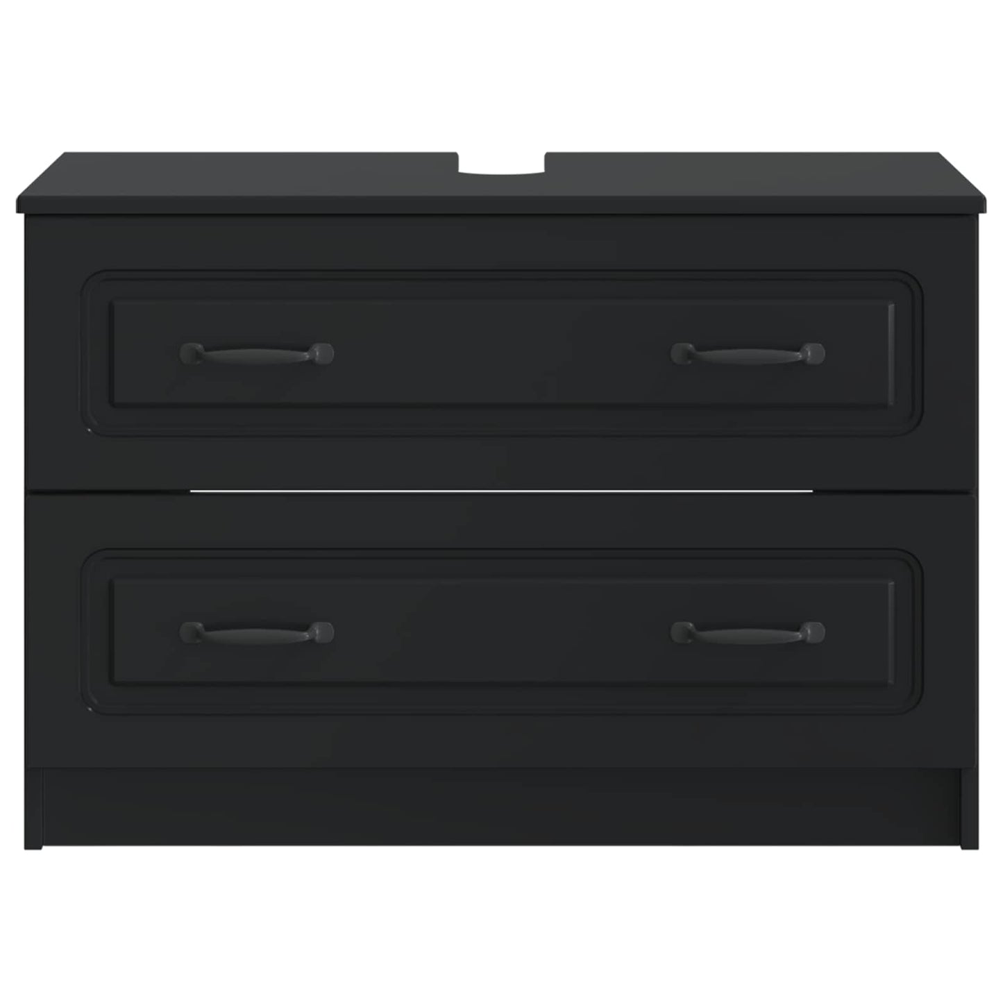 Baderomsvaskeskap UTRECHT Svart 82 x 41 x 56 cm Konstruert tre