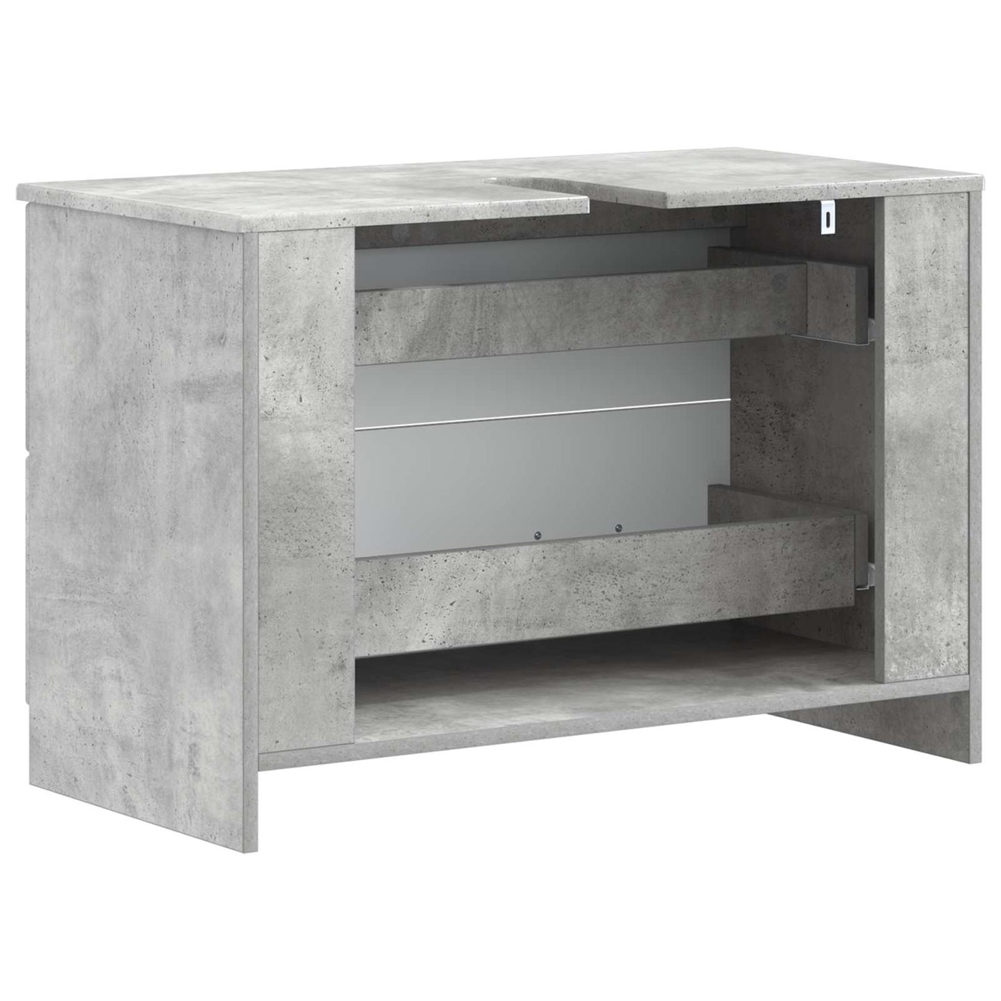 Baderomsvaskeskap UTRECHT Betonggrå 82 x 41 x 56 cm
